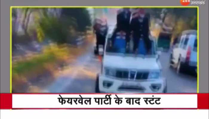 फेयरवेल पार्टी के बाद रोड पर छात्रों का जानलेवा स्टंट, वीडियो वायरल