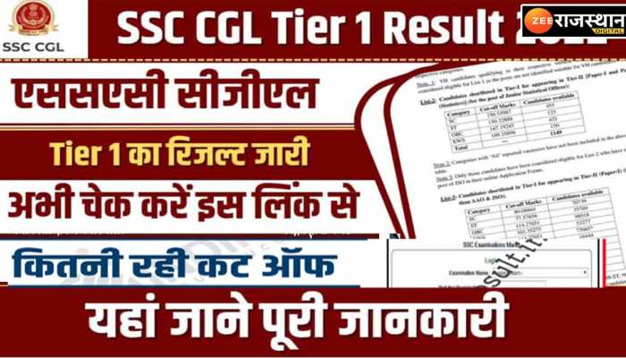 SSC CGL Tier I Result OUT: SSC सीजीएल टियर 1 का रिजल्‍ट जारी, ऐसे करें डाउनलोड 