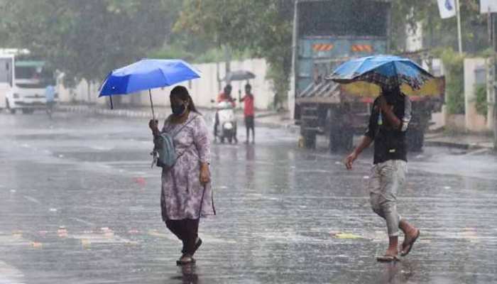 mp weather forecast update rain warning hailstorm lightning strong thunderstorm imd issued orange alert | MP Weather: MP के कई जिलों में ओले गिरने के साथ हुई तेज बारिश, मौसम विभाद ने