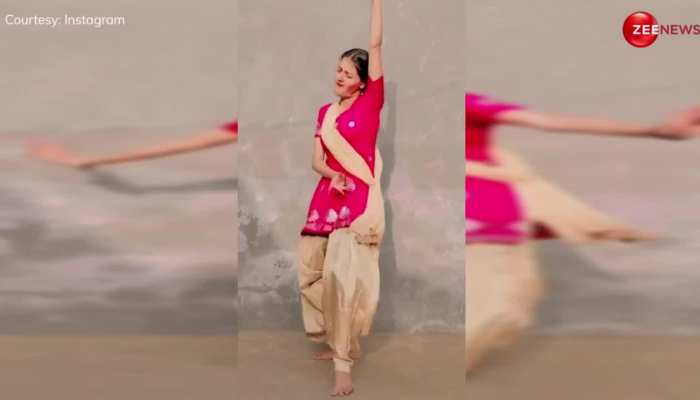 हरियाणवी गाने पर इस लड़की ने किया गजब का डांस, देख लोगों के दिलों में बजने लगी घंटी; आप भी हो जाएंगे जबरा फैन 