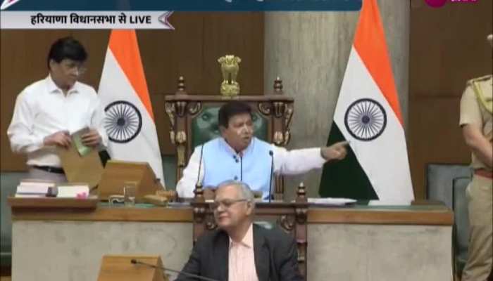 2nd budget session में स्पीकर ज्ञानचंद गुप्ता ने भरी सदन में इनेलो लीडर अभय चौटाला को दिखाया बाहर का रास्ता