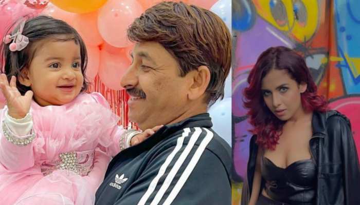 Manoj Tiwari daughter rhiti Tiwari is very beautiful and talented song video viral