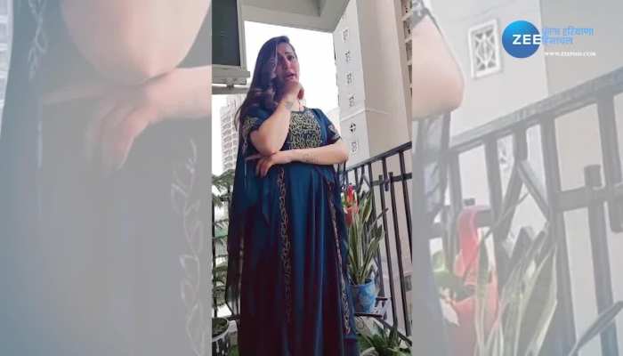 Sapna Choudhary ने बालकनी में अंगडाई लेते हुए बनाया इंस्टा रील, कहा 'बलम की याद में आवै हिचकी'