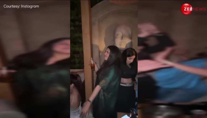 हॉट लड़कियों के बीच में इतनी रिवीलिंग ड्रेस पहन कर नाचीं Nikki Tamboli, रिवीलिंग टॉप पर ही गढ़ी रही लोगों की नजरें