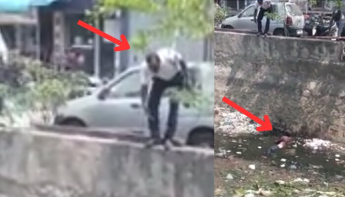 Kota News : कोटा में ट्रैफिक पुलिसकर्मी ने डूबते युवक की बचाई जान, देखिए वीडियो