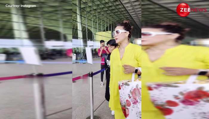 पति Ajay के कपड़े पहन बेटे युग के साथ Kajol पहुंचीं एयरपोर्ट, हो गईं जमकर ट्रोल; 