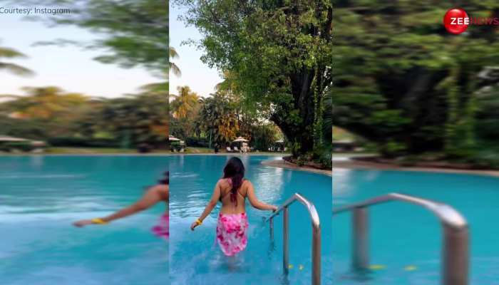 Roshni Walia को लगी गर्मी, तो पहुंच गईं पूल और फिर ऐसा वीडियो हो गया वायरल