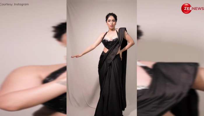 ब्लैक साड़ी पहन Neha Bhasin ने दिखाए ऐसे नखरे, देख फैंस को लगा झटका बोले- पूरे कपड़ो में कमाल की लगती है
