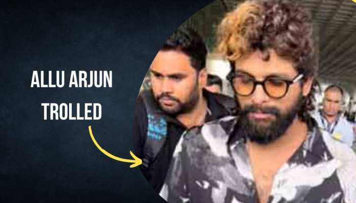 Allu Arjun Trolled: एयरपोर्ट पर पुष्पा ने दिखाए तेवर और हो गए ट्रोल, देखें वीडियो 