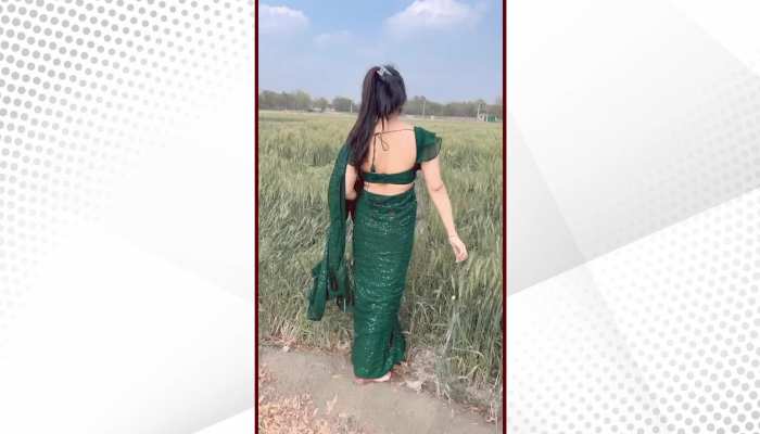 मक्के के खेत में गांव की गोरी ने किया धांसू डांस, खूबसूरती देख मर मिटे लोग