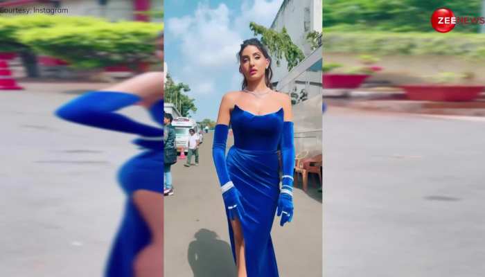Nora Fatehi ने बिखेरा अपने हुस्न का जलवा, दिखाया बोल्ड फिगर; ऐसी जगह था कट कि गलत तरफ पड़ गई लोगों की निगाहें