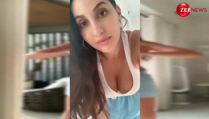 वायरल हुआ मासूम सी Nora Fatehi का इतना बोल्ड वीडियो, चिपके हुए टॉप में ढाया अपने हुस्न से कहर 