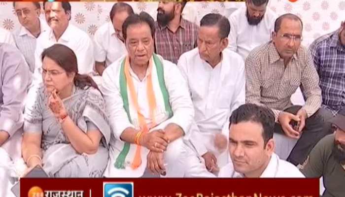 Jaipur News : राजस्थान कांग्रेस का जिला मुख्यालयों पर सत्याग्रह, मंत्री खायरियावास और डोटासरा का बड़ा बयान