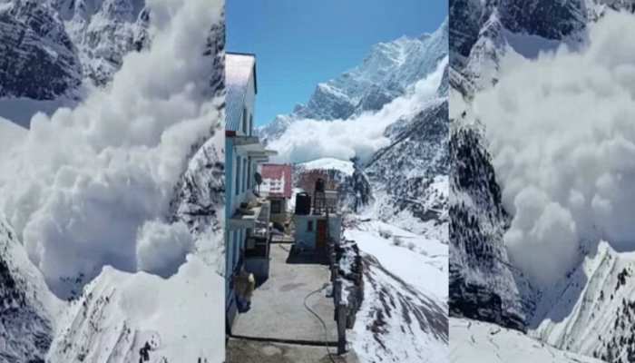 हिमाचल में लाहौल स्पीति के पास हिमस्खलन, हवा में 5 मिनट तक दिखा बर्फ का बवंडर