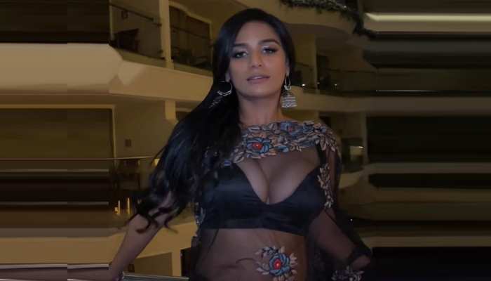 Poonam Pandey video : काली साड़ी पहन नागिन सी बलखा रहीं पूनम पाण्डेय ने बढ़ाया इंटरनेट का पारा