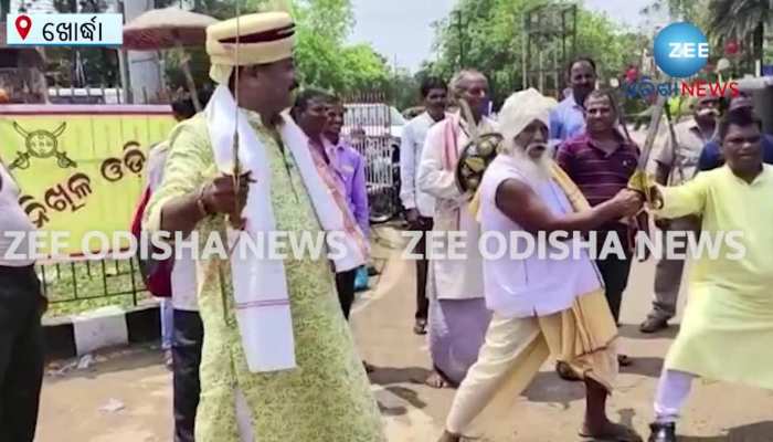 ରାଜଧାନୀର ରାଜରାସ୍ତାରେ ବାରହାତିଆ ଖଣ୍ଡା ବୁଲାଇଲେ ପ୍ରଶାନ୍ତ ଜଗଦେବ