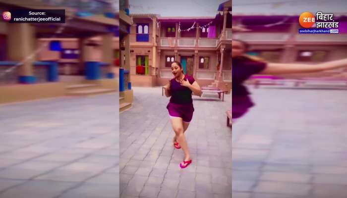 Falguni Pathak के गाने पर भोजपुरी एक्ट्रेस Rani Chatterjee ने दिखाए सुपर क्यूट डांस मूव्स, वीडियो वायरल