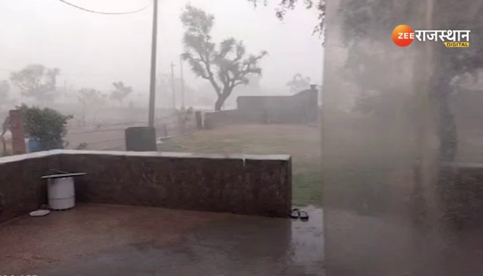 Weather News : नागौर के डीडवाना क्षेत्र में किसानों पर आसमान से बरसी आफत, फसलों को भारी नुकसान