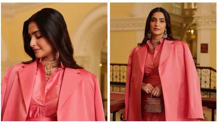 Sonam डिजाइनर आउटफिट में सिर से पैर तक लगीं कयामत, लाखों के बैग ने लूट ली लाइमलाइट