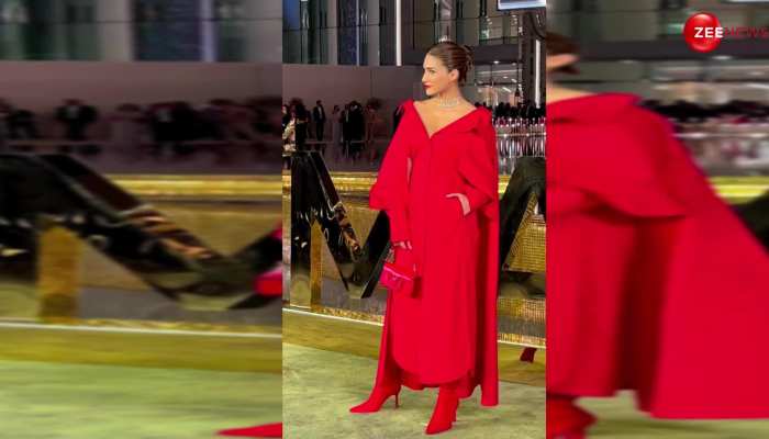 रेड कोट में Kriti Sanon ने पार्टी मेंलगा दी आग, फैन्स बोले- लाल टमाटर लग रहीं हों