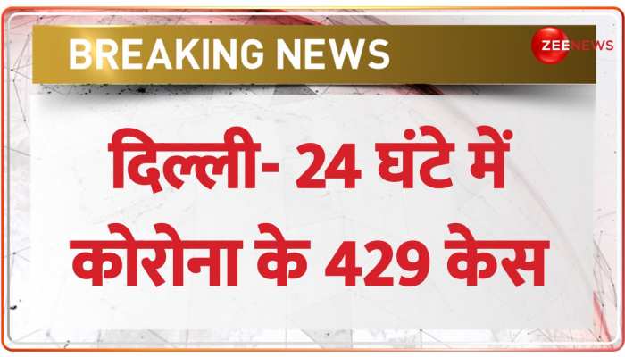 COVID-19: Delhi में कोरोना ने बढ़ाई चिंता, 24 घंटे में कोरोना के 429 केस | Breaking