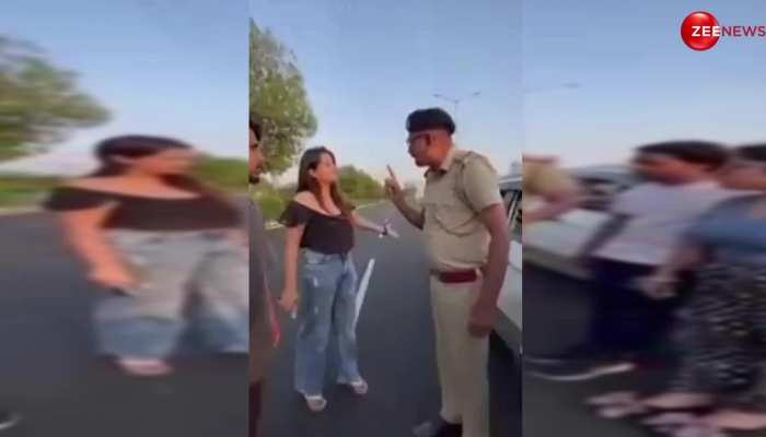 कोल्ड ड्रिंक में शराब मिलाकर पीने पर पुलिसवाले ने पकड़ी लड़कियां, वायरल हुआ ड्रामा