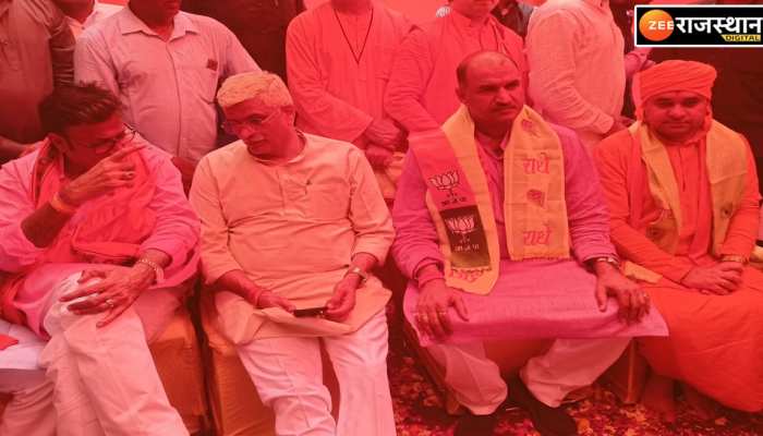 Alwar: बाबा मस्तनाथ मंदिर शिलान्यास पूजन कार्यक्रम में उमड़ा जन सैलाब