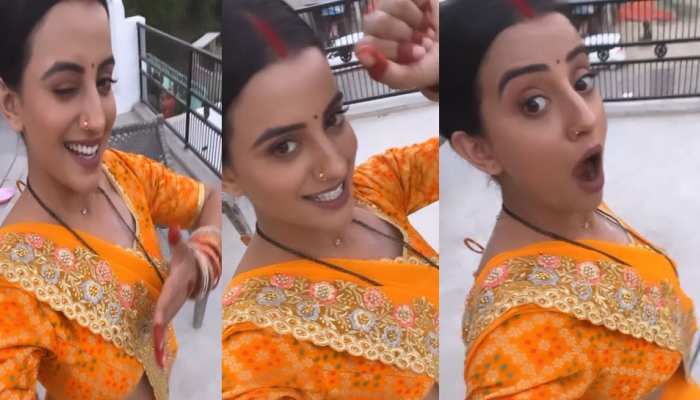 तेज धूप से उड़ रही अक्षरा सिंह के चेहरे की लाइट; राजा जी से लगाई इस बात की गुहार