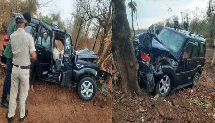 Road Accident: पेड़ से टकराई केंद्रीय मंत्री की बेटी की कार, एयर बैग ने बचाई जान