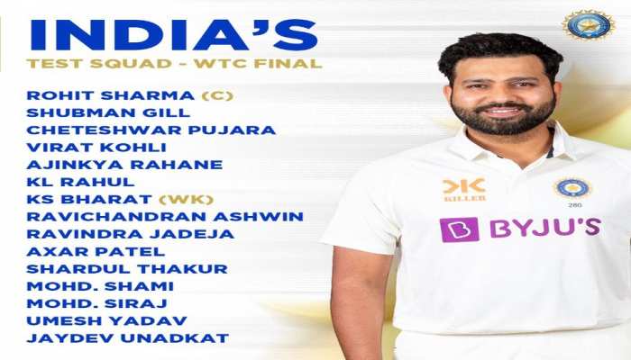 WTC 2023 team india squad icc world test championship rohit sharma captain  ajinkya rahane comeback ind vs aus | WTC Final 2023: विश्‍व टेस्‍ट  चैंपियनशिप के लिए भारतीय टीम का ऐलान, इस