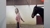 Girl-horse Video: लड़की को देखकर घोड़ा करने लगा ये चीज, देखिए VIDEO