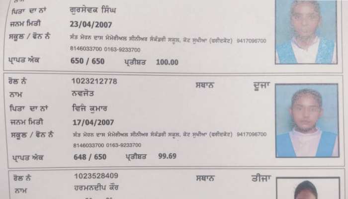 PSEB 10th Class Result 2023: 10ਵੀਂ ਦੇ ਨਤੀਜਿਆਂ 'ਚ ਫਰੀਦਕੋਟ ਦੀਆਂ 2 ਧੀਆਂ ਨੇ ਮਾਰੀਆਂ ਮੱਲਾਂ