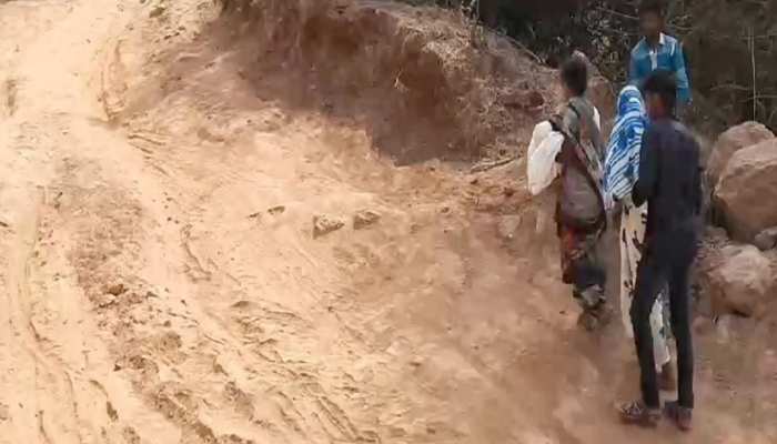 18 महीने की बच्ची को सांप ने काटा, कच्ची सड़क के कारण देरी से अस्पताल पहुंची मां