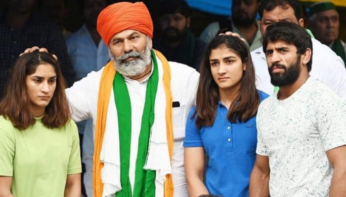 मुजफ्फरनगर में पहलवानों के समर्थन में महापंचायत,नरेश टिकैत की अपील पर जुटे खाप चौधरी