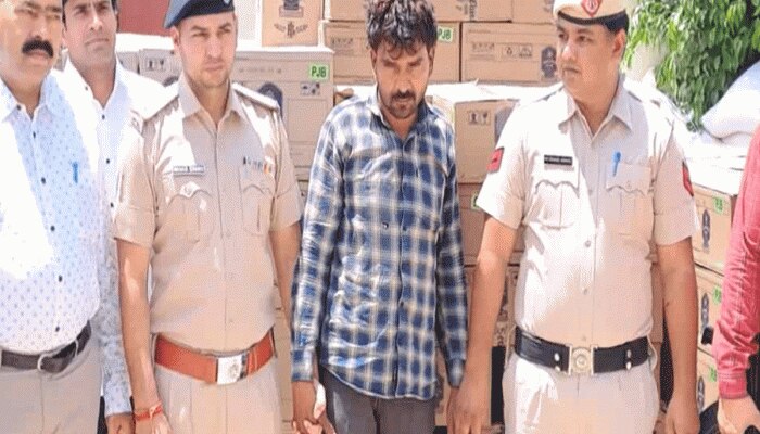 गेहूं के कट्टों में छुपाकर लाई जा रही थी लाखों की अवैध शराब,बड़ी खेप समेत 1 गिरफ्तार