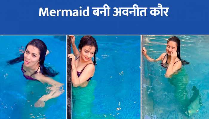 Avneet Kaur: अवनीत कौर बनी जलपरी,  स्विमिंग पूल में दिखाई अपनी बोल्ड कर्वी फिगर
