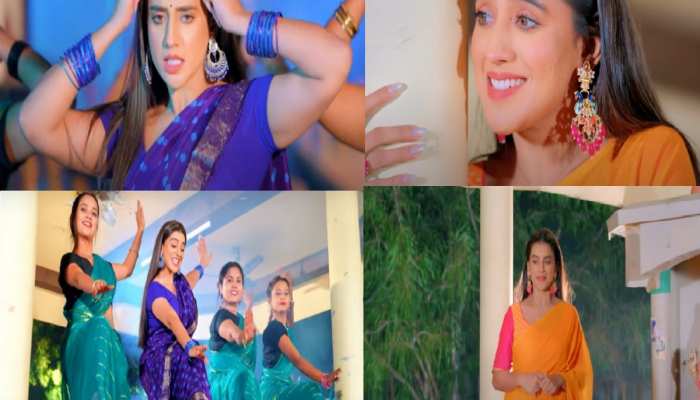 हंगामा मचाने आईं अक्षरा, प्रेमी को लेकर बताया उनकी 'अंखियां घायल करे'