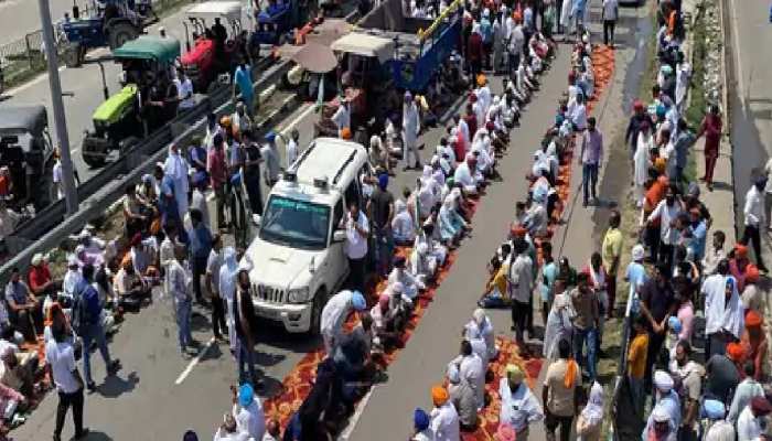 Haryana Protest: सूरजमुखी पर MSP की मांग,किसानों ने दिल्ली-अमृतसर हाईवे पर लगाया जाम