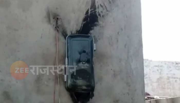 चूरू: हाई वोल्टेज विद्युत लाइन का तार टूट कर गिरा, मौके पर मची अफरा-तफरी