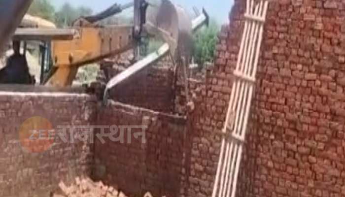 जयपुर: जेडीए प्रवर्तन दस्ते की कार्रवाई, अवैध कॉलोनियों के निर्माणों को किया ध्वस्त