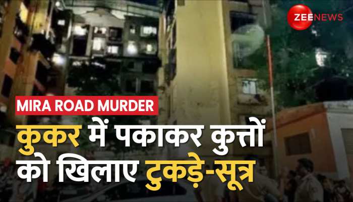 Mira Road Case: आरोपी ने महिला के शव के टुकड़े कर कुकर में पकाए और कुत्तों को खिलाए- सूत्र https://english.cdn.zeenews.com/static/apprun/fallbackimages/hindi800x400.svg