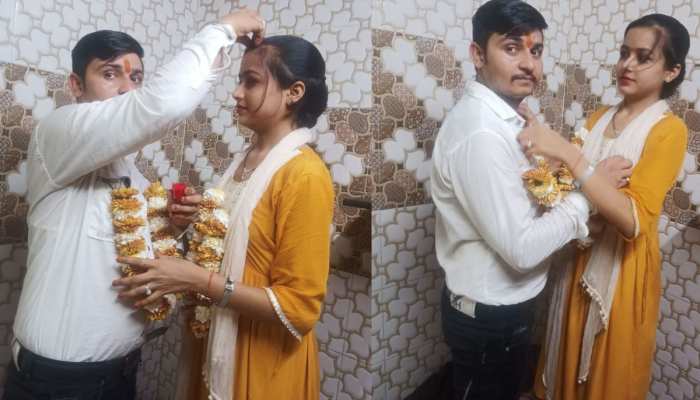 Bahraich: प्यार में टूटी मजहब की दीवार! रुबीना से रूबी बन हिन्दू लड़के से रचाई शादी