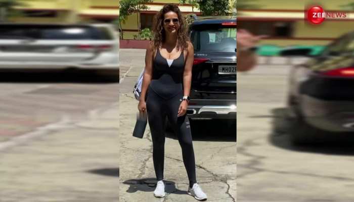 Aisha Sharma ने टाइट जिम पेंट्स में दिखाई हॉटनेस, बस इस जगह से नहीं हटी लोगों की नजरें