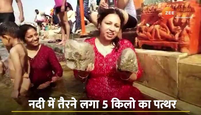 New Viral Video: नर्मदा नदी में दिखा चमत्कार, जानकार हाथ जोड़ लेंगे आप