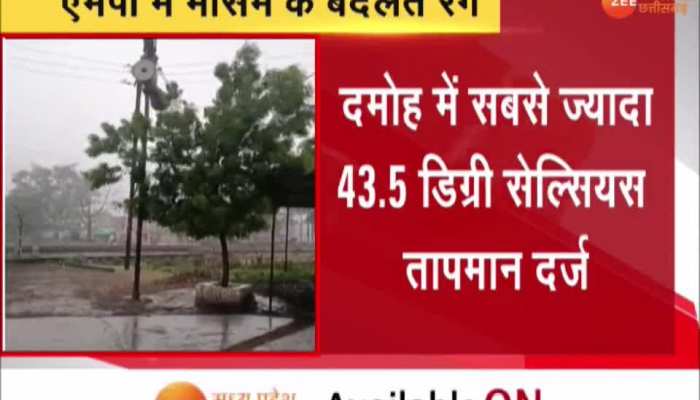 MP Weather News : दमोह में सबसे ज्यादा 43.5 डिग्री सेल्सियस तापमान दर्ज, प्रदेश में अधिकतम तापमान 40 डिग्री तक पहुंचा