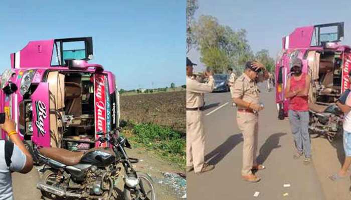 Sehore Bus Accident: पंडित प्रदीप मिश्रा की कथा में जा रही बस पलटी, 13 लोग घायल