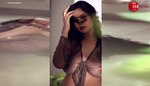 ohhh no! aabha paul shares her without top look shows big breast ...