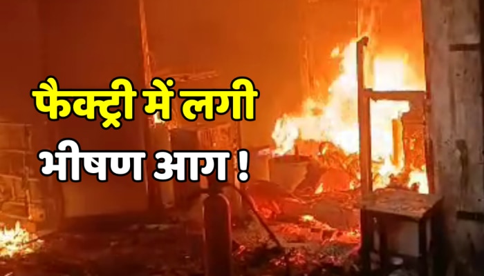 भिवाड़ी में प्लास्टिक दाना बनाने वाली फैक्ट्री में लगी भीषण आग, लाखों का हुआ नुकसान