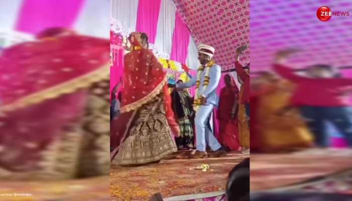 Dulha-Dulhan Video: भोजपुरी गाने पर अपनी शादी में दूल्हा-दुल्हन ने किया धमाकेदार डांस, देख बोले लोग- 36 गुण मिल गए