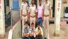 पुलिस की गिरफ्त में आरोपी.